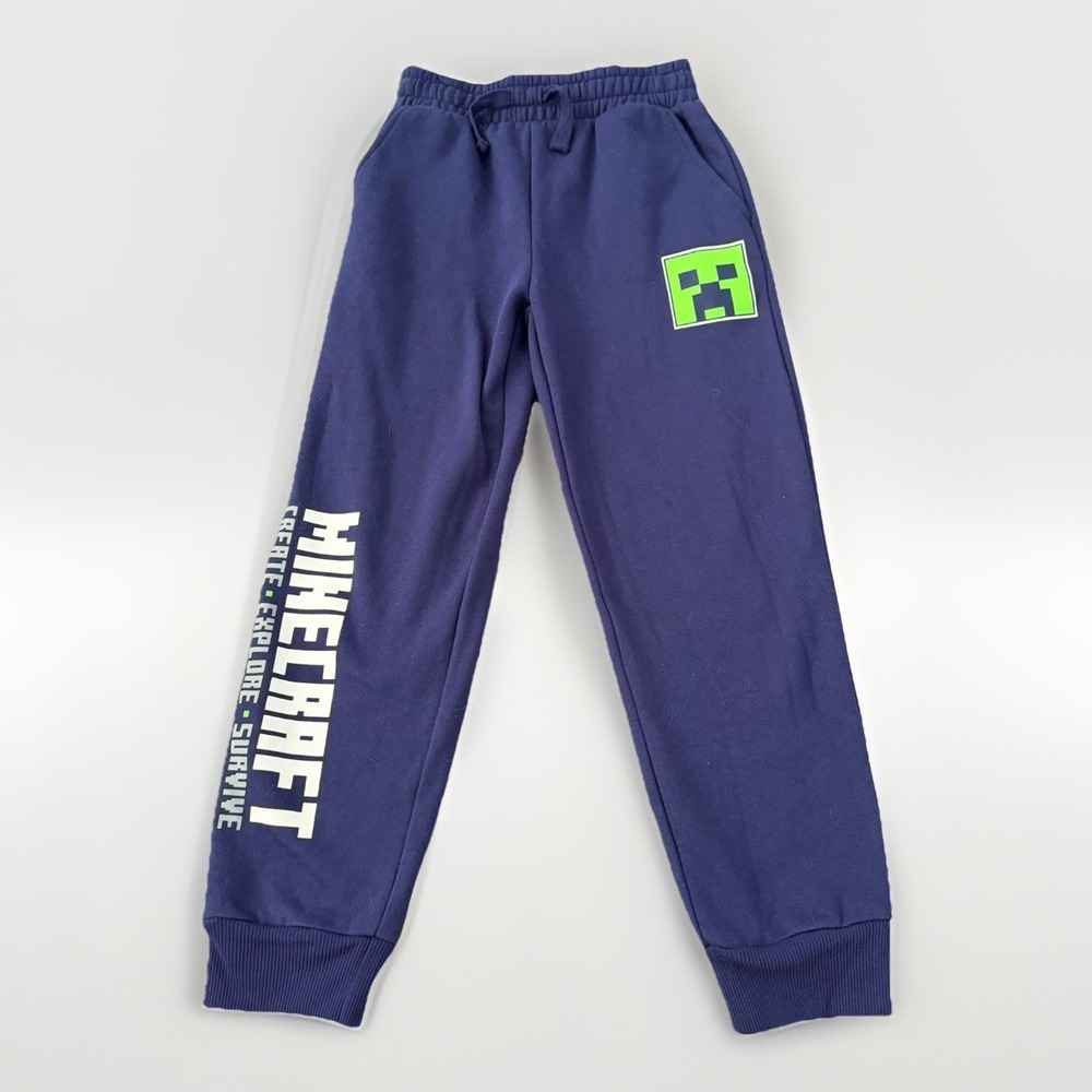 Minecraft Boy's  Game-core Geek Chic Streetwear Athleisure Junior Medium Joggers